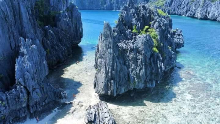 Bucana Kamp Payapa Beachfront El Nido Luaran gambar